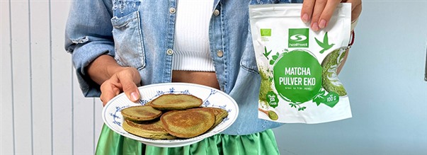 Hurtige matchapandekager