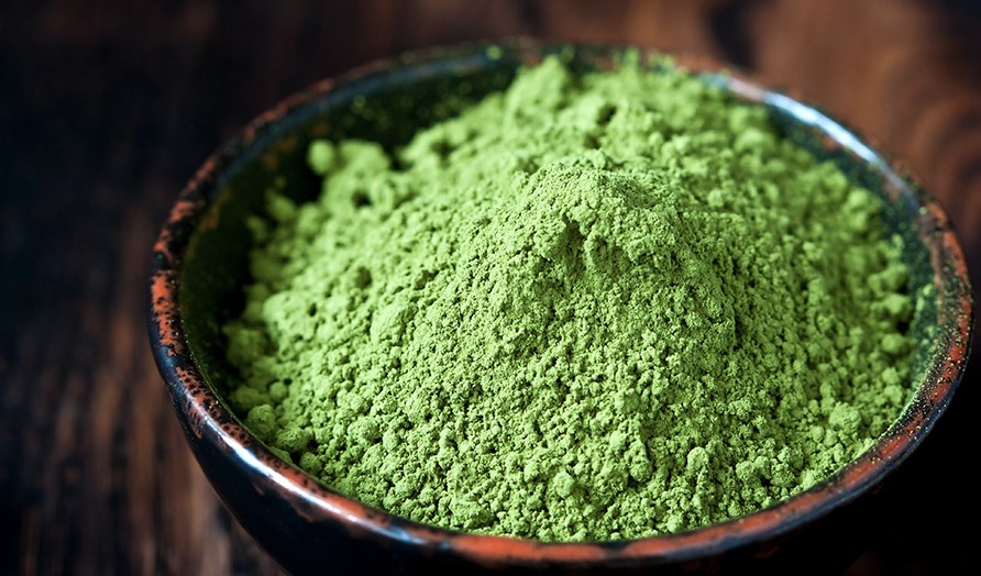 Grønt matchapulver. Grønt matchapulver.