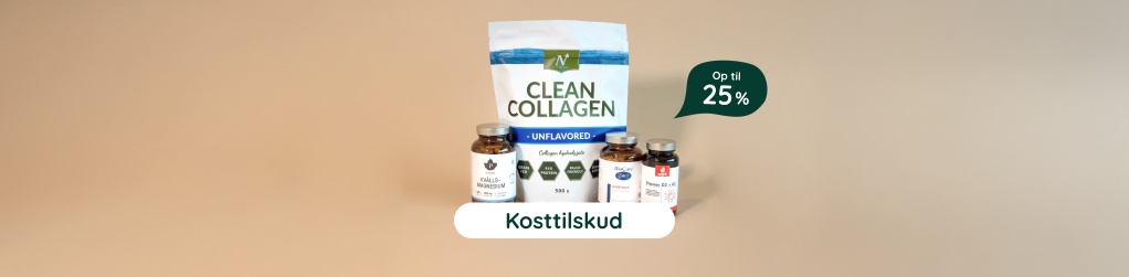 Kosttilskud - Op til 25%