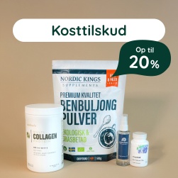 Kosttilskud - Op til 20%