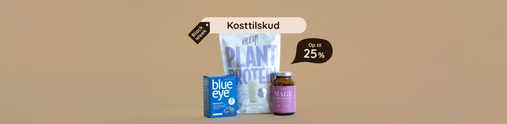 Kosttilskud - Op til 25 %