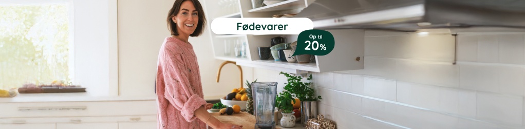 Fdevarer - Op til 20%